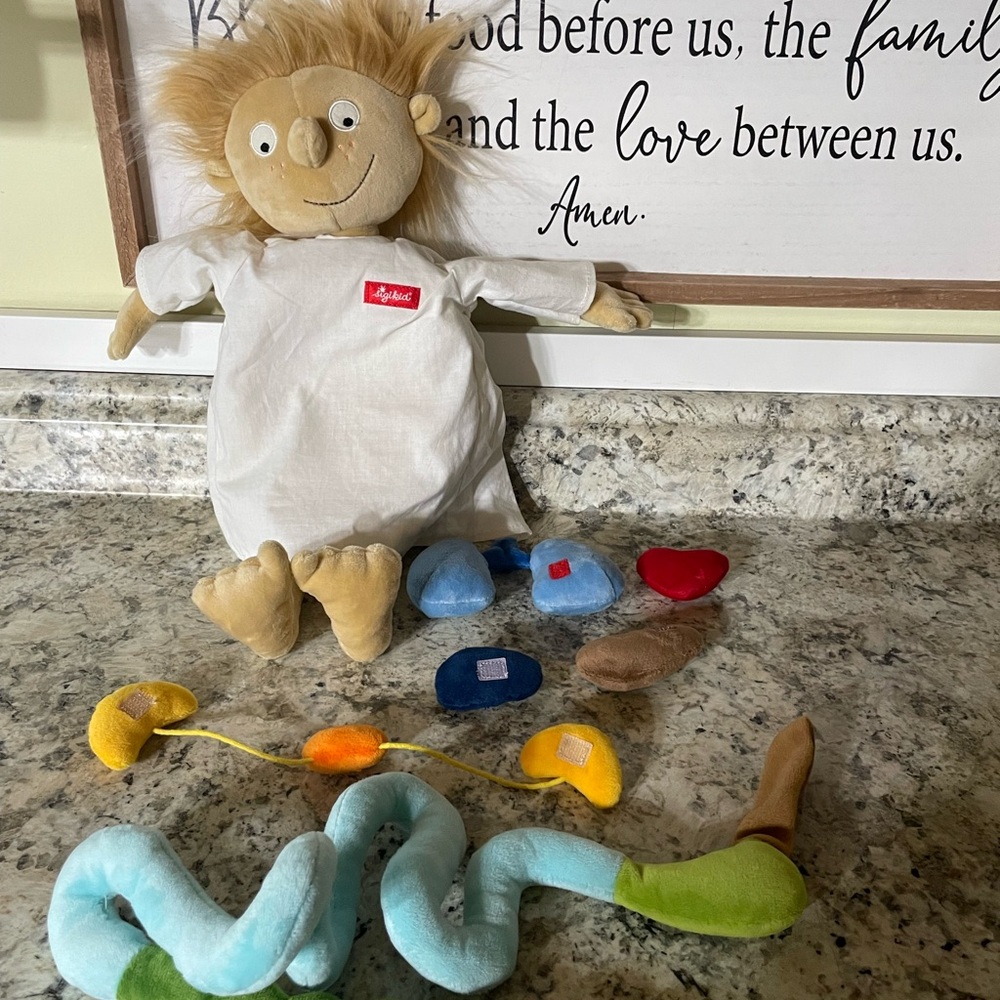 Sigikid Rosi 17" The Little Patient STEM Anatomy Doll Complete Organs